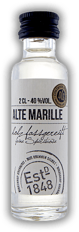Birkenhof Alte Marille 0,02 Liter Birkenhof Alte Marille 0,02 Liter Harmonisches Destillat, in Cognacfässern gereift. 0,02	 Liter - Vol 40%