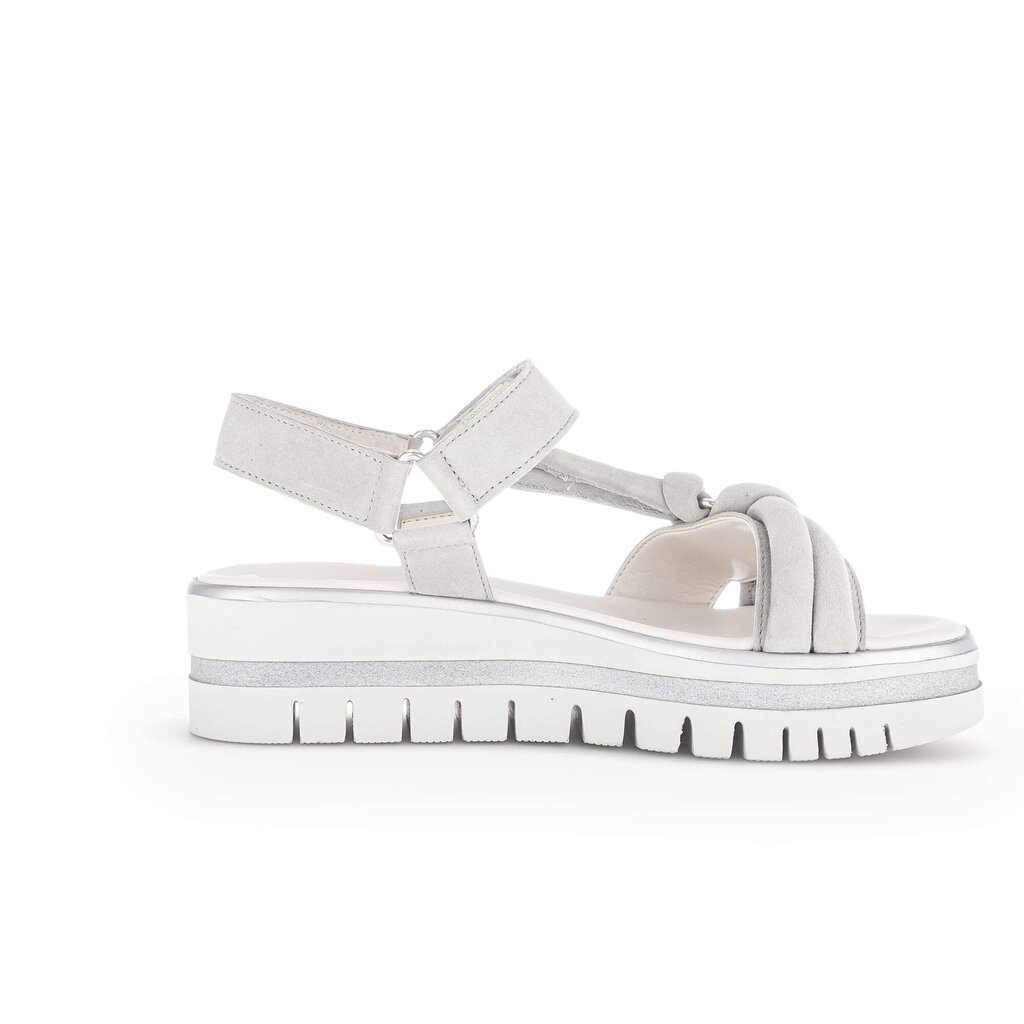 Gabor fashion Plateau Sandale grau