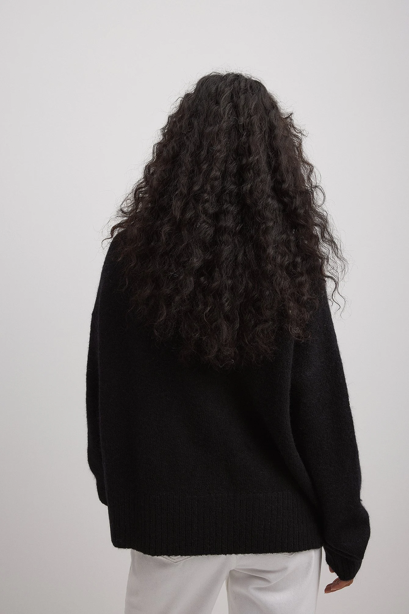 Rollkragenpullover aus Wollmischung