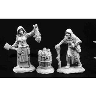 Townsfolk of Dreadmere - Fishwife & Crone