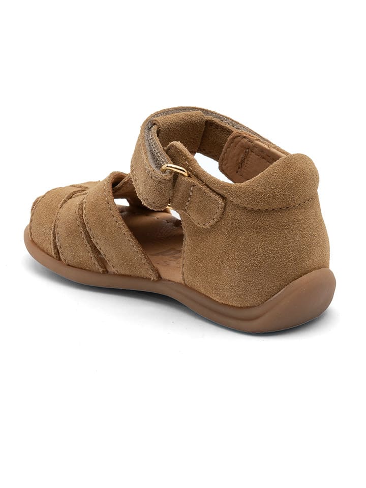 bisgaard Leder-Halbsandalen in Hellbraun günstig kaufen