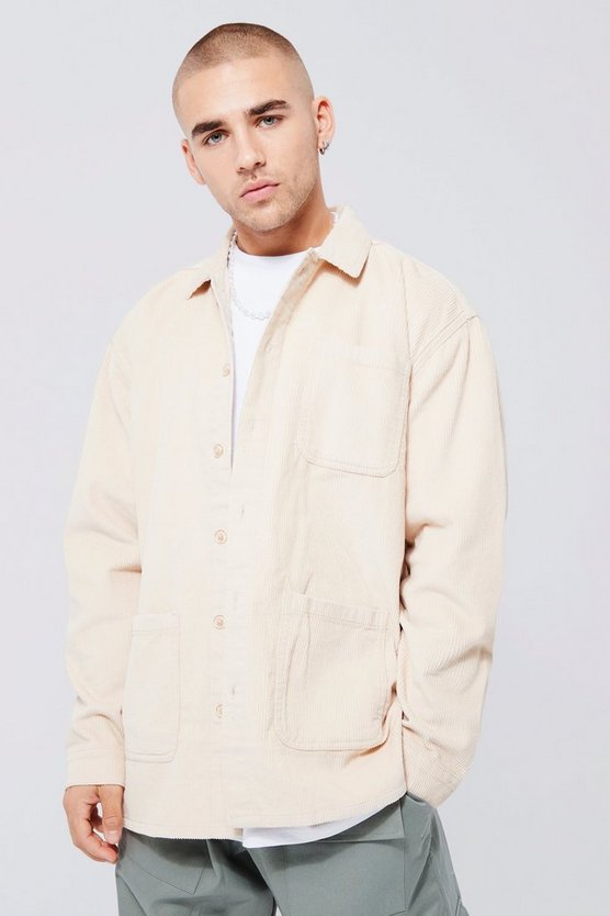 Oversize Cord-Overshirt