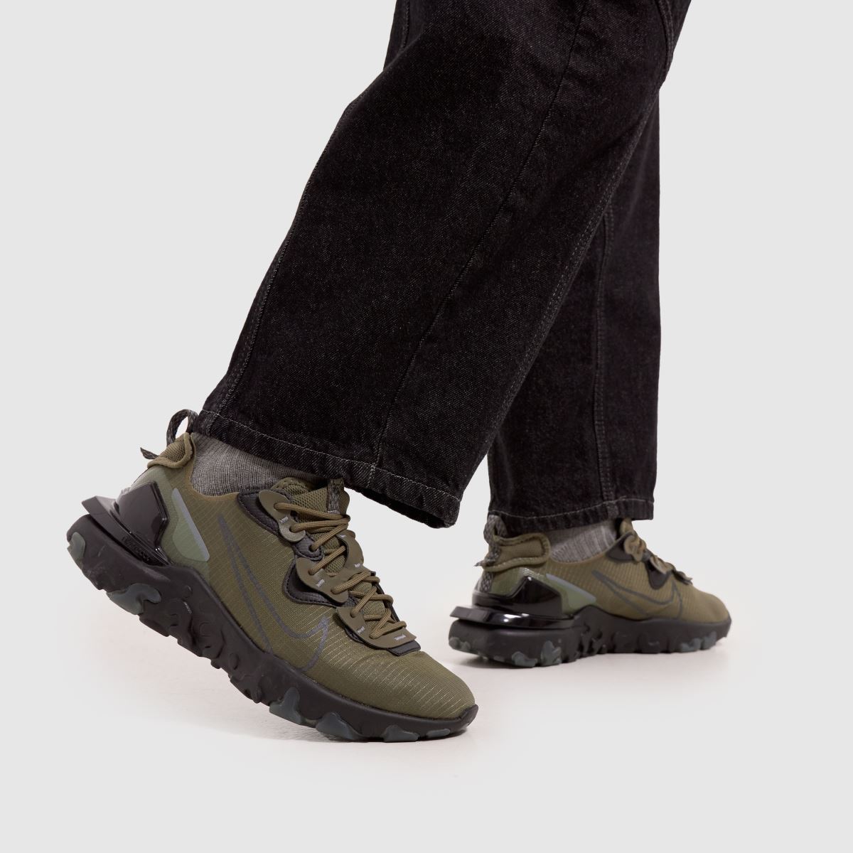 Nike – React Vision – Khakifärgade träningsskor