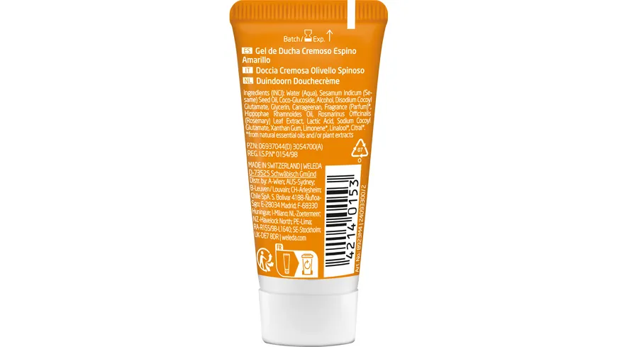 WELEDA Vitality - Vitalisierungsdusche Sanddorn 20 ml
