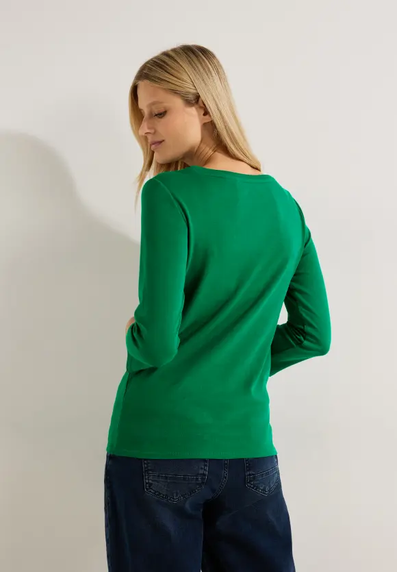 CECIL Basic Shirt in Unifarbe