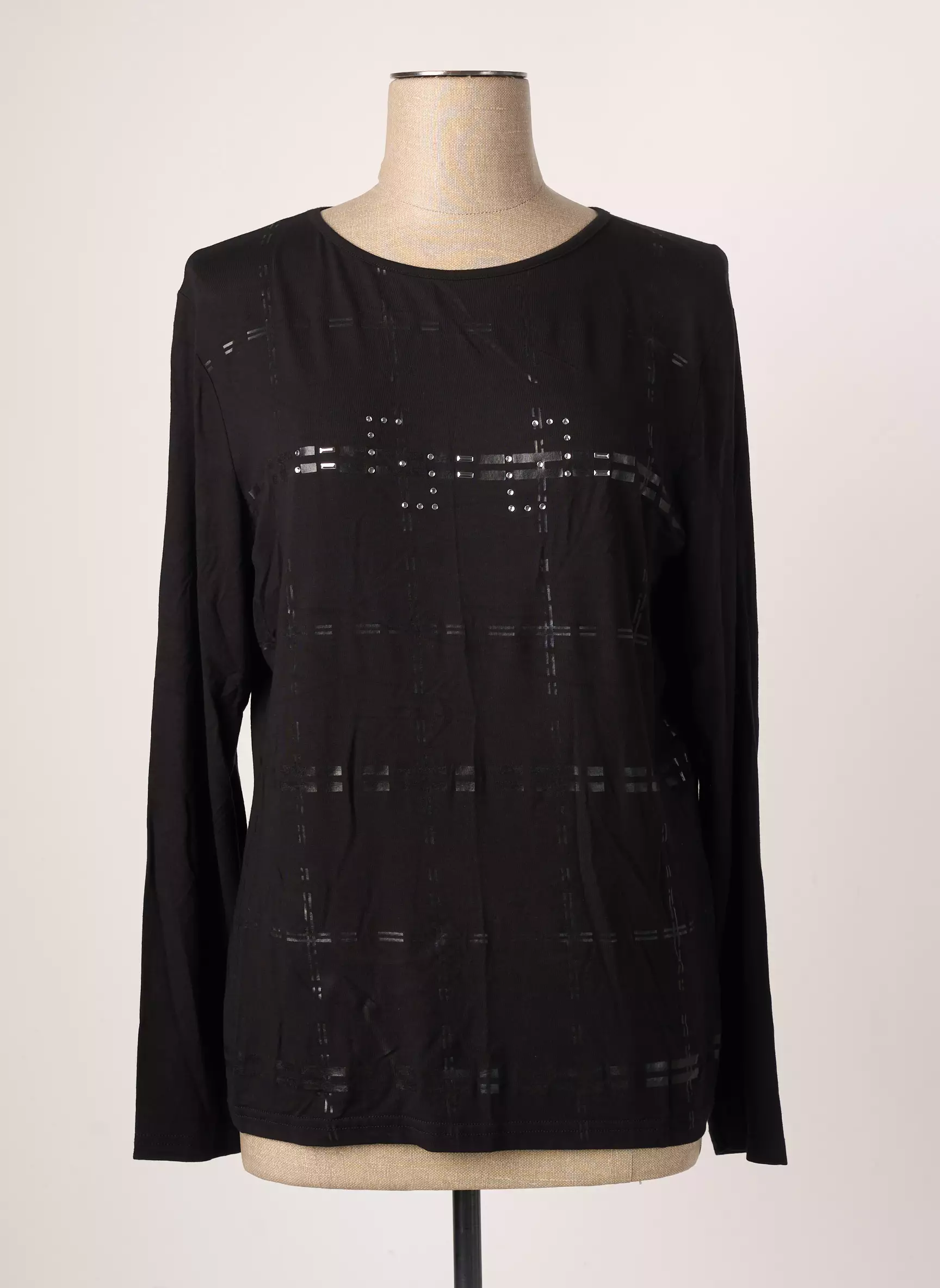 Jean Delfin Tops Femme couleur noir