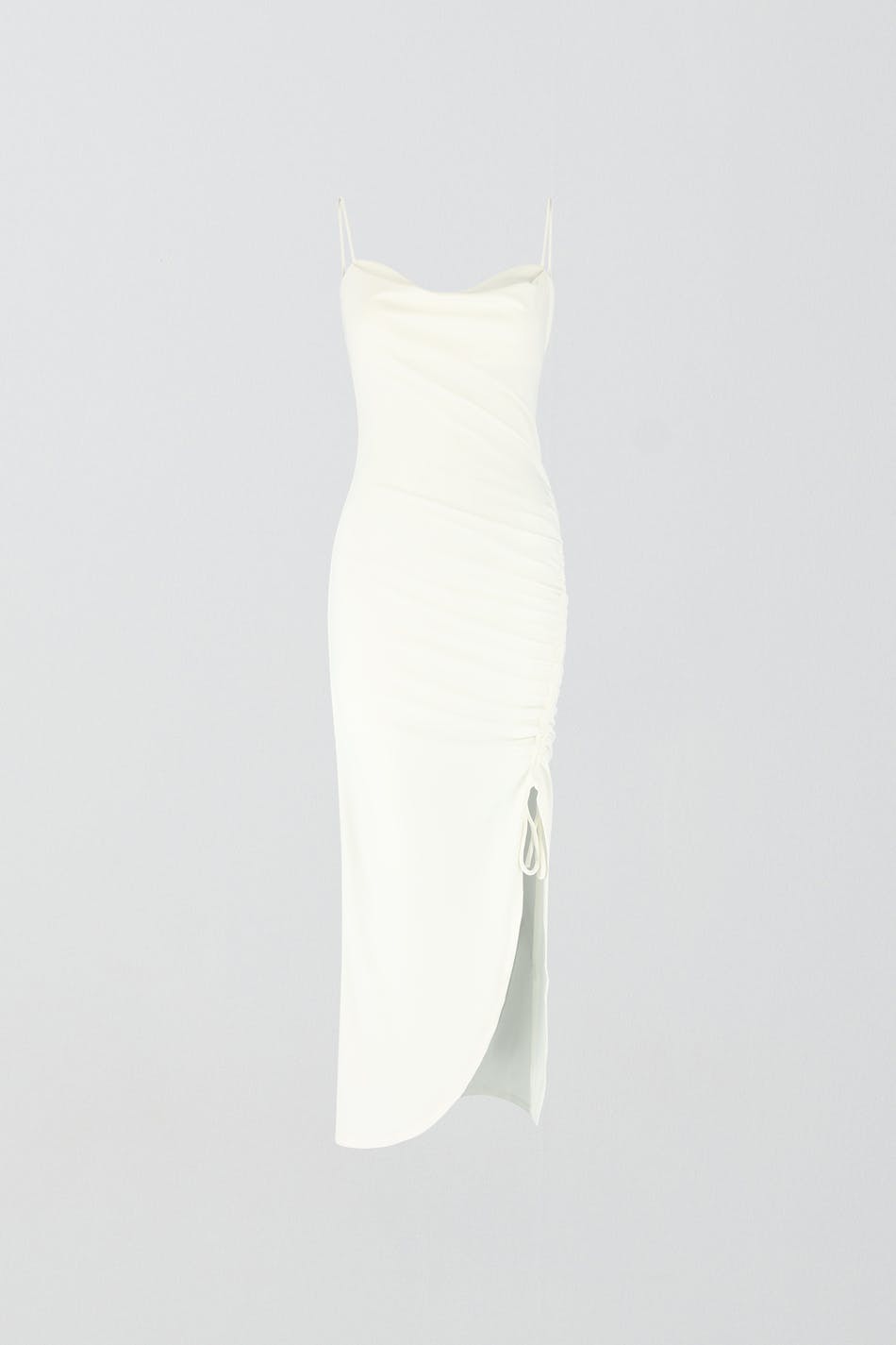 Drawstring strap dress