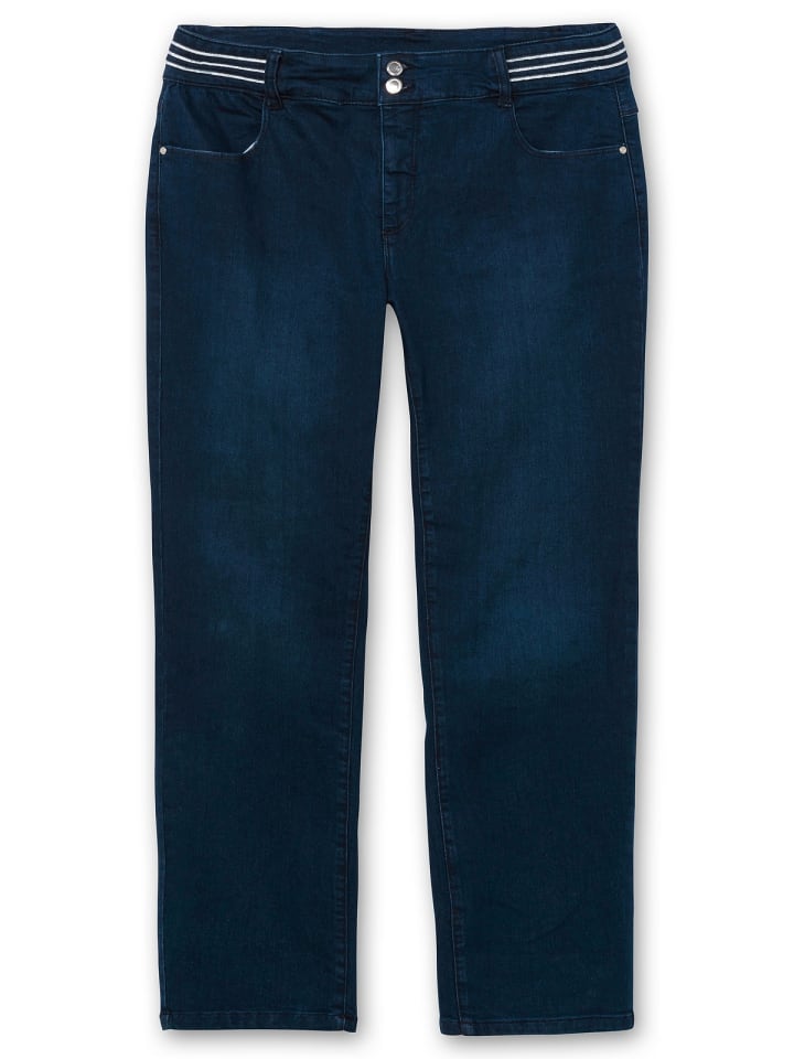 sheego Schmale Jeans in blue Denim günstig kaufen
