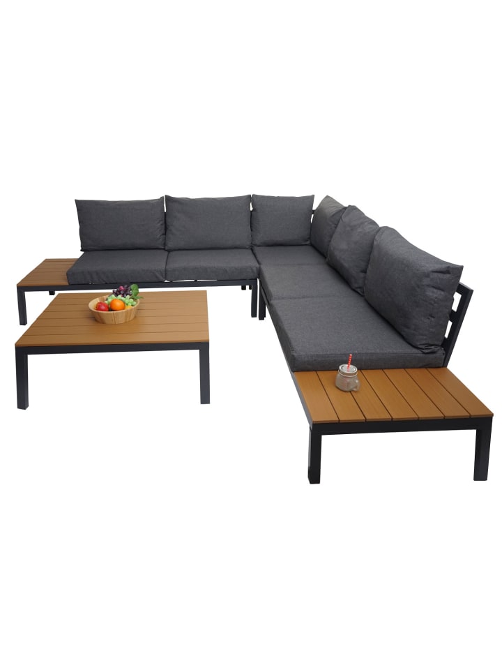 MCW Garten Garnitur H54b, Polster dunkelgrau günstig kaufen onesize