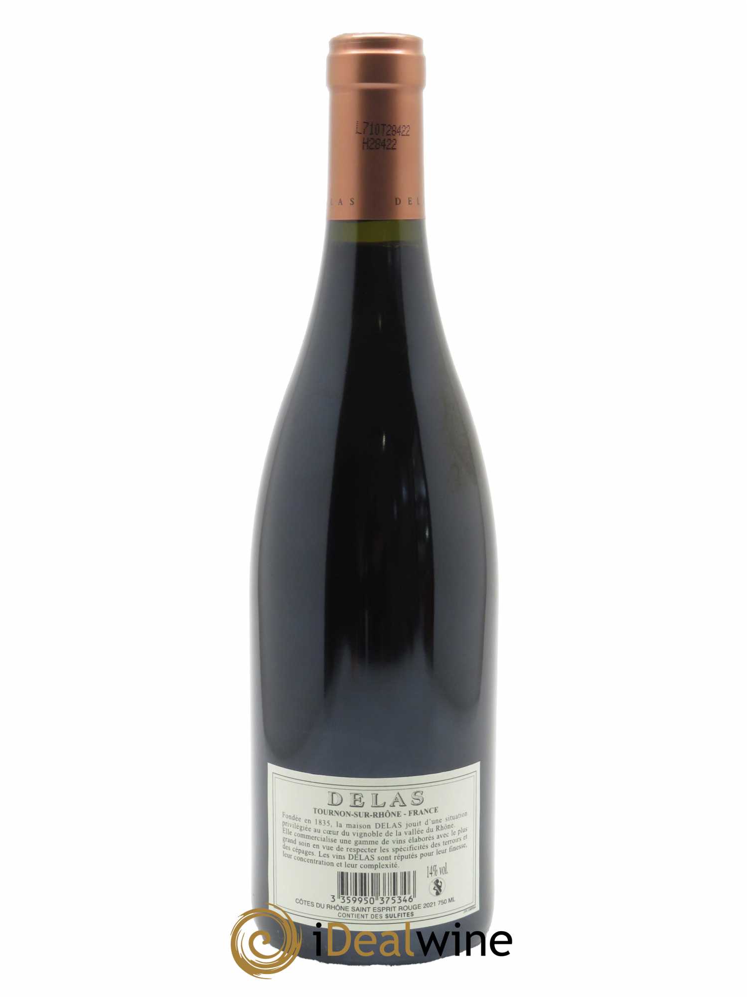 Côtes du Rhône Saint Esprit Delas Frères  2021 - Lot de 1 Bouteille
