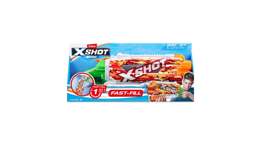 XSHOT Water - Fast-Fill Skins Pump Action Wasserblaster