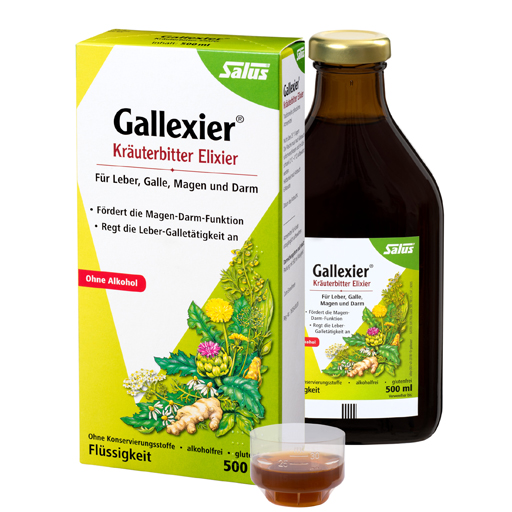 GALLEXIER Kräuterbitter Elixier Salus Flü.z.E.  500 ml  Flüssigkeit zum Einnehmen