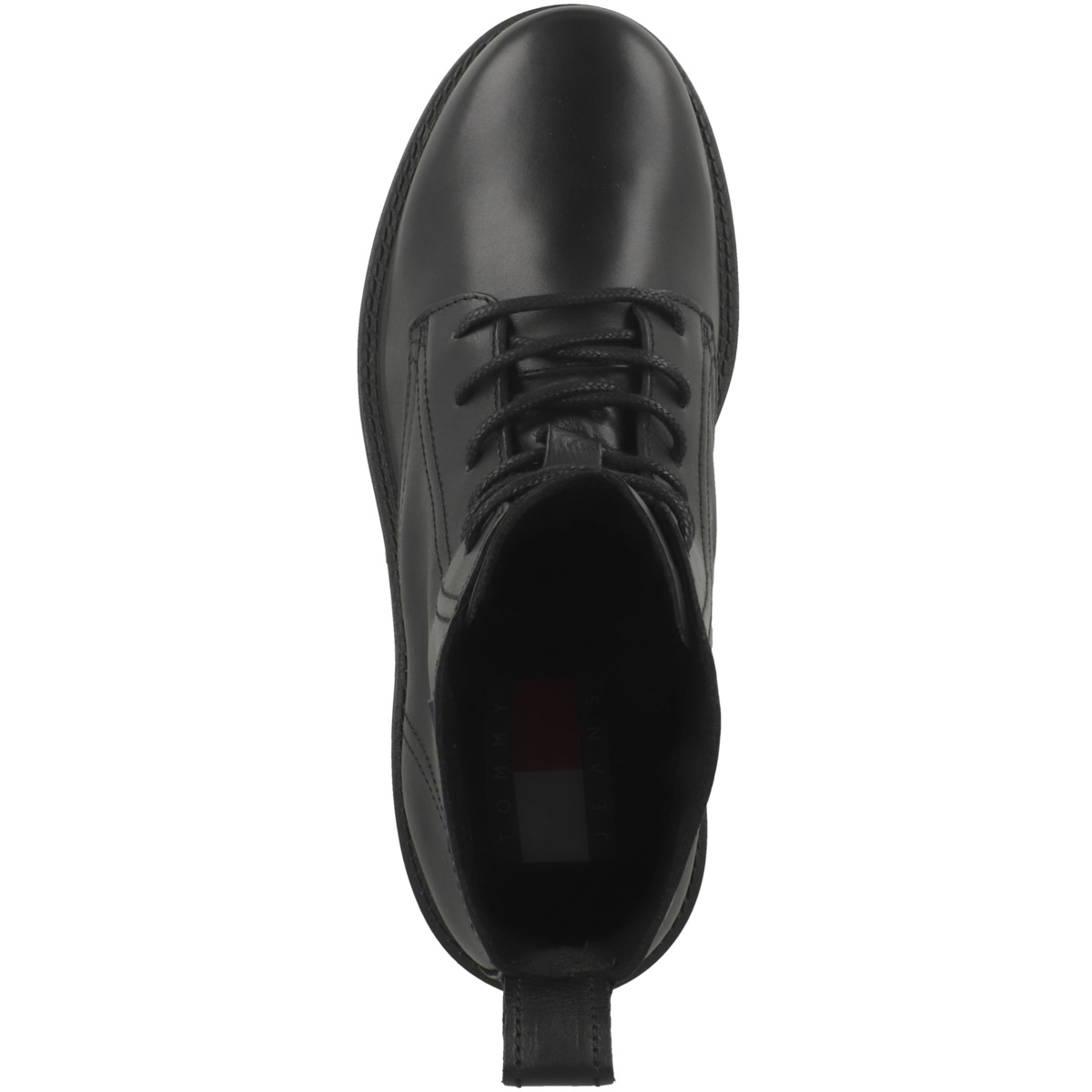Tommy Hilfiger Tommy Jeans Ruberized Lace Up Schnürboots schwarz