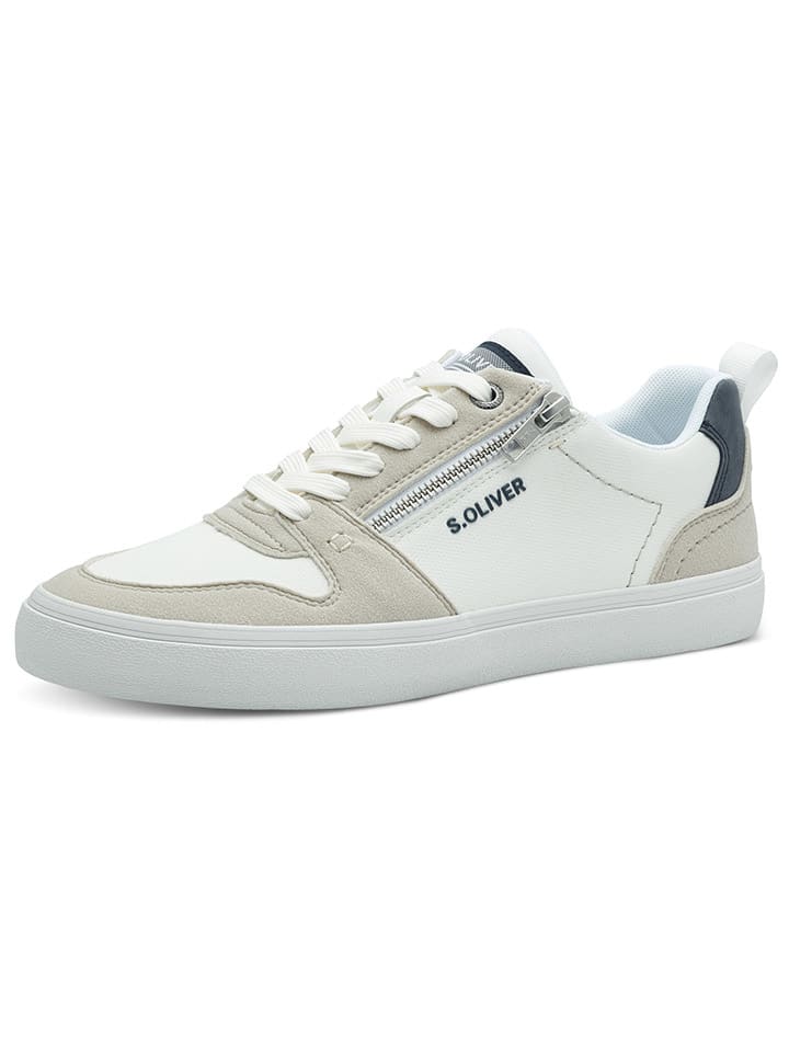 s.Oliver Sneakers in Weiß/ Beige günstig kaufen