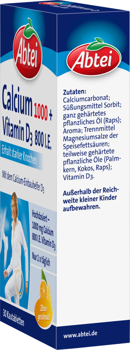 Calcium 1000 + D3 Osteo Vital Kautabletten 30 St., 113 g