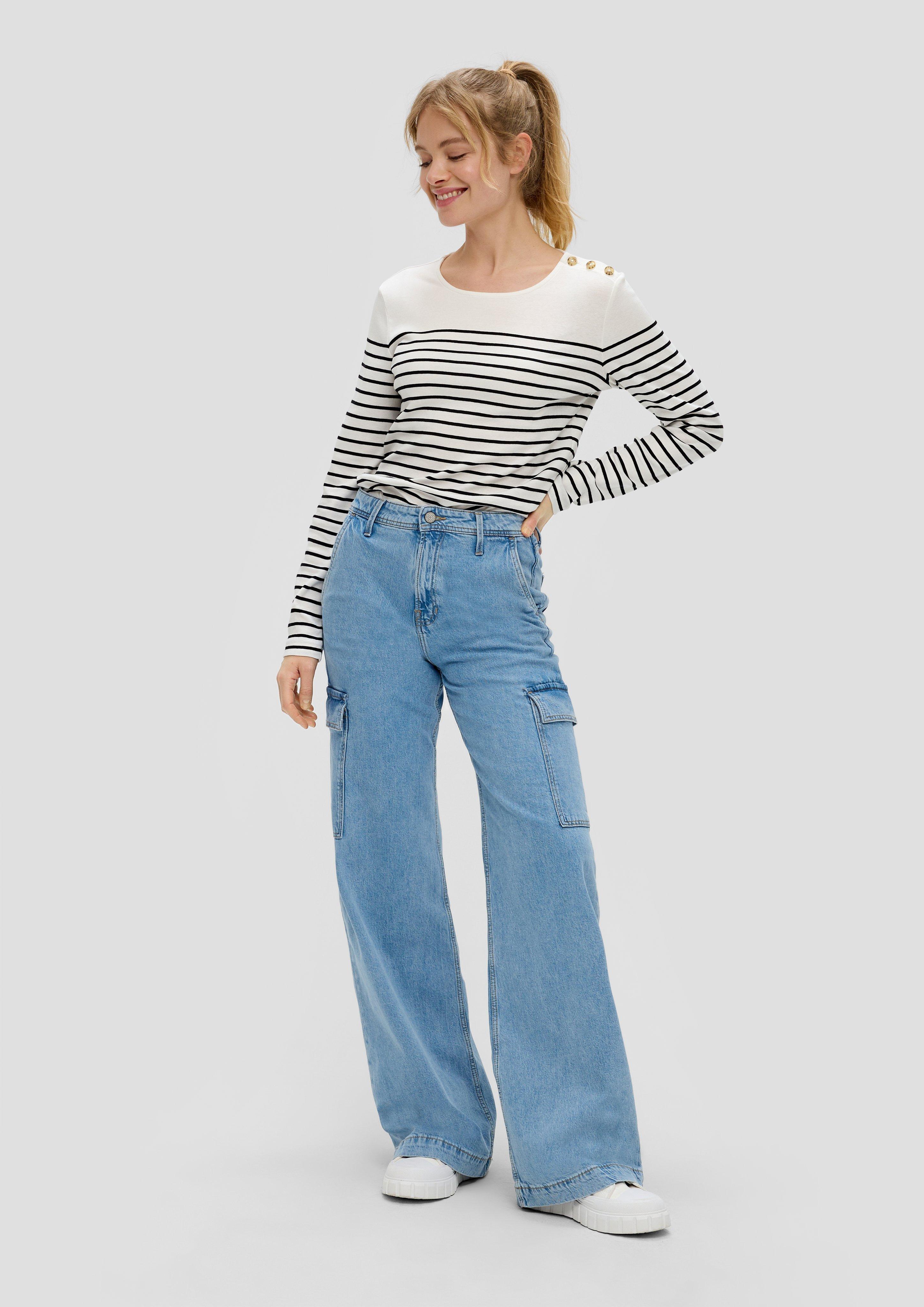 Jeans Suri / Mid Rise / Wide Leg / Cargo-Taschen  2147789-52Z7