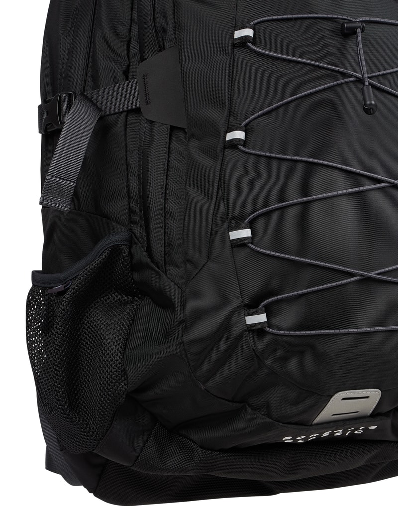 Rucksack mit Logo-Print Modell 'BOREALIS' in schwarz