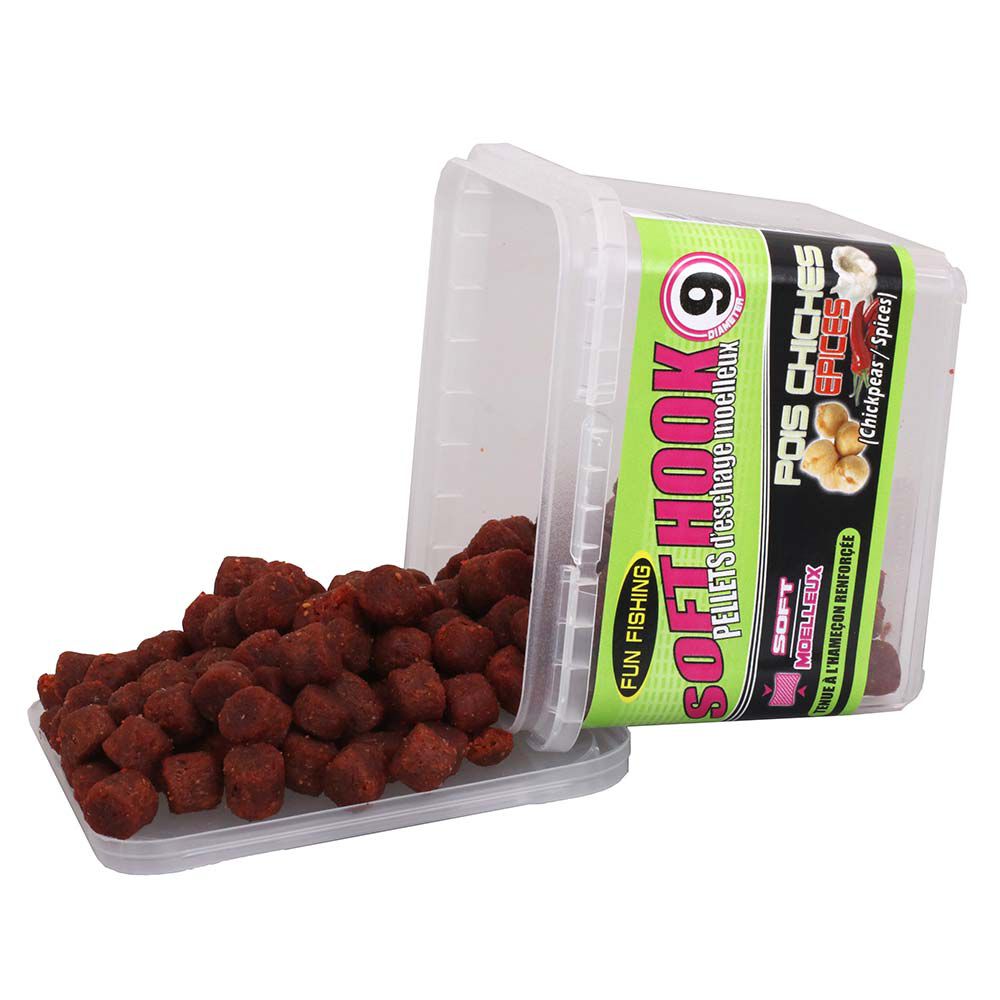 Pehmeät koukkusyöttipelletit kikherne-mausteella 110 g