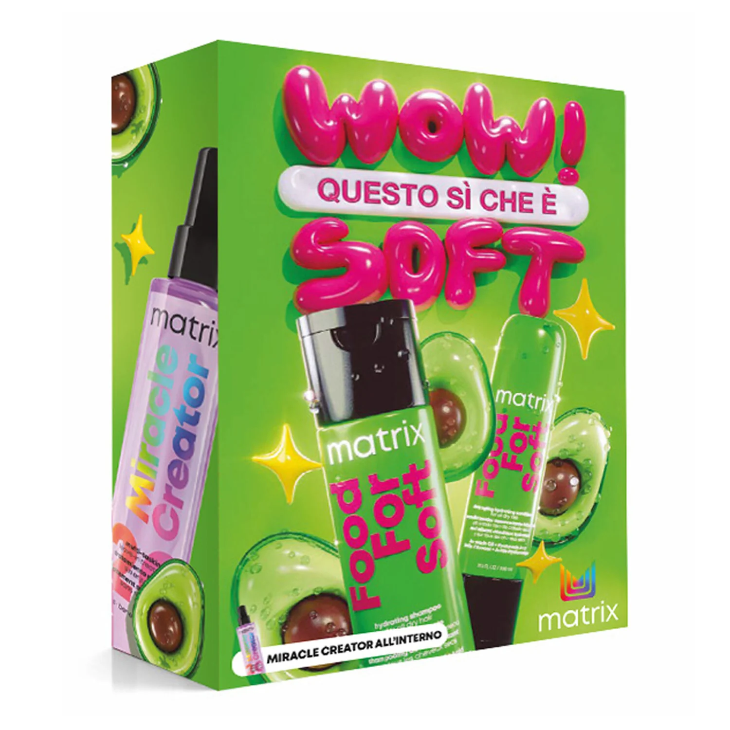 Food For Soft Weihnachtsgeschenkset – Haarpflege-Geschenksets, pflegendes Shampoo