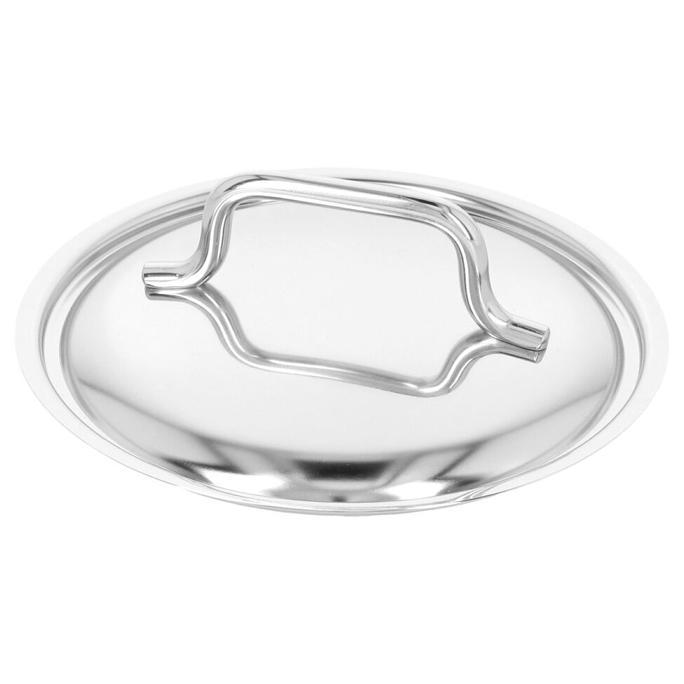 Stieltopf mit Deckel 16 cm, 18/10 Edelstahl, Silber