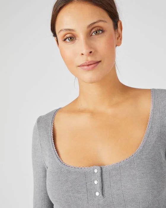 Tee-shirt en maille pointelle Raymond - Rouje x Damart