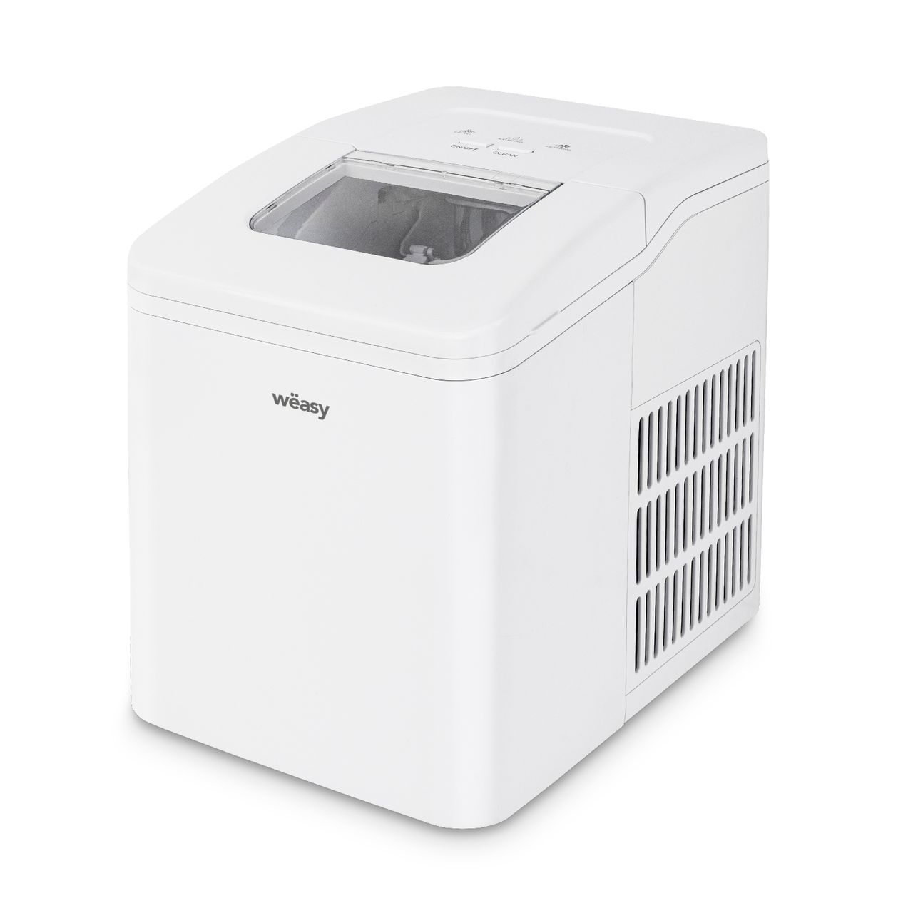 Weasy IGLOO8 Eiswürfelmaschine, 12kg in 24h, kompakt, tragbar, ohne Installation, leise, 1,5L, schnelle Eiswürfelbereit in 9min, 2min30 automatische Reinigungsfunktion