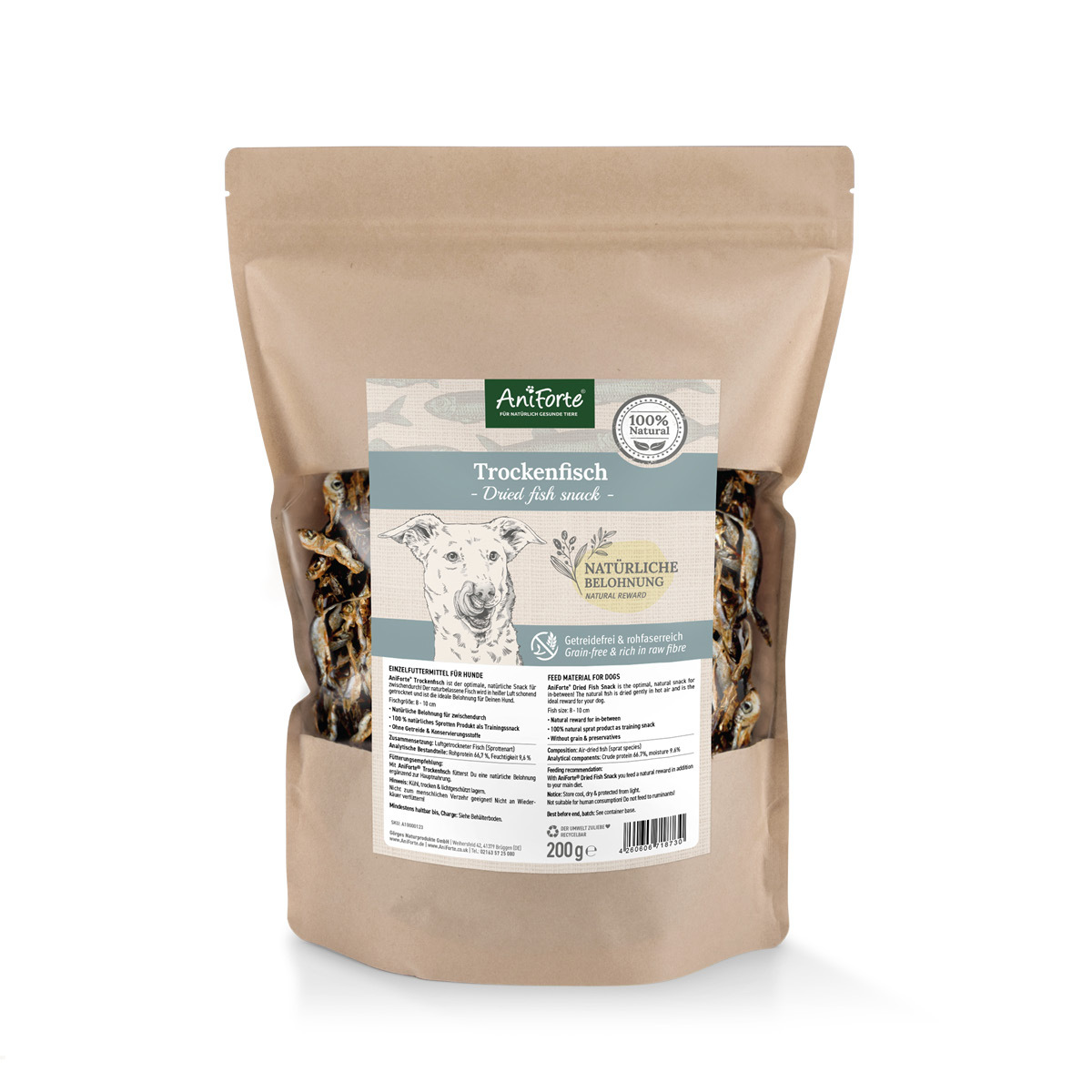 Aniforte Snacks Aniforte Trockenfisch 200g