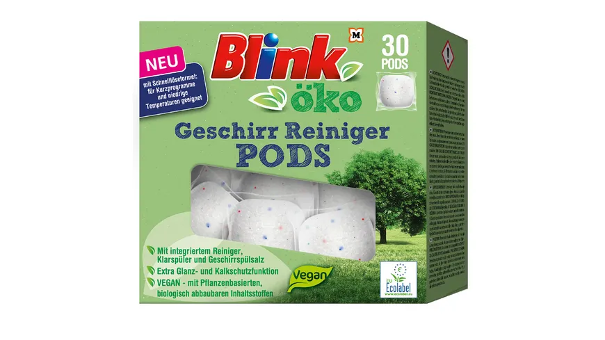 Blink Öko Geschirr Reiniger Pods