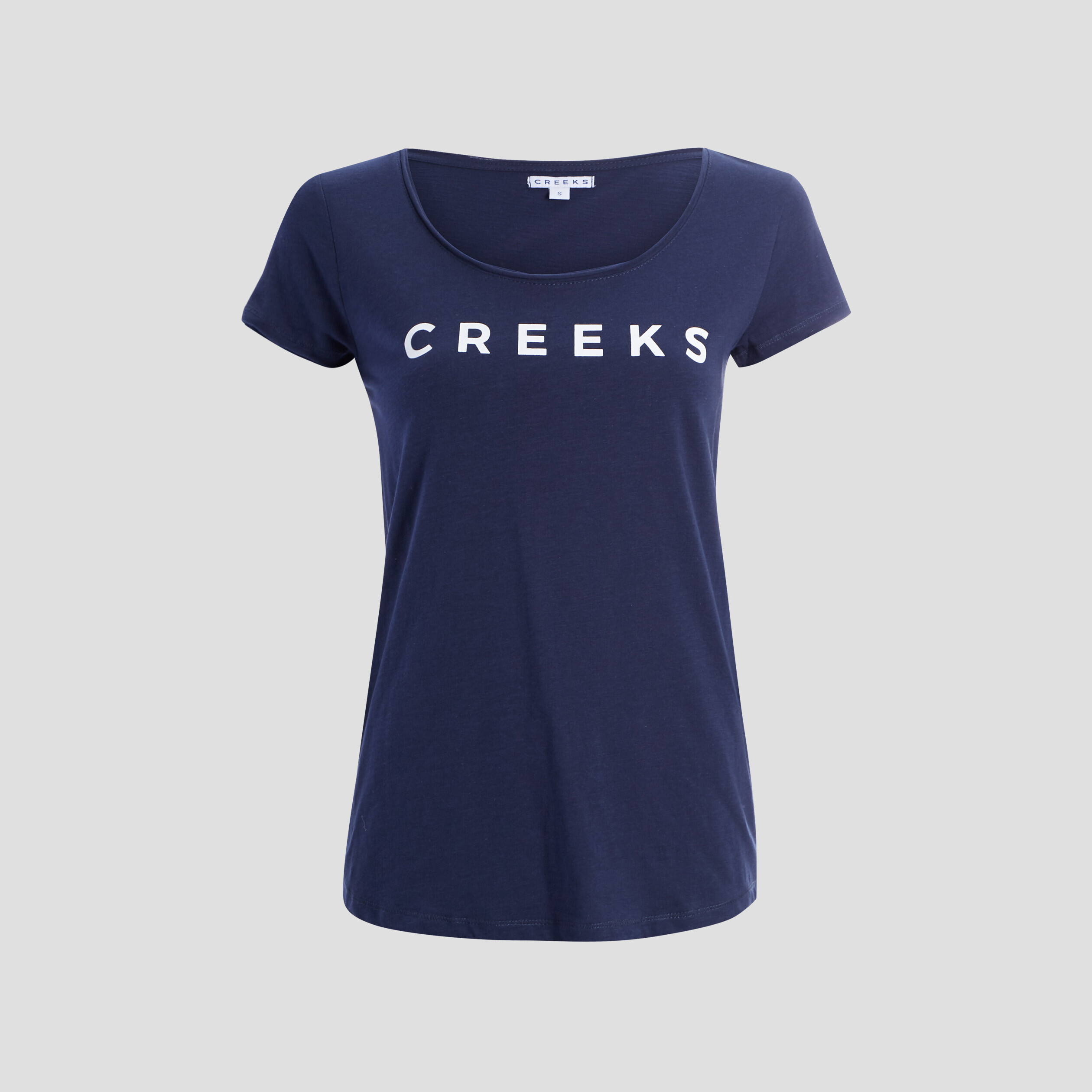 T-shirt manches courtes Creeks bleu marine femme | La Halle