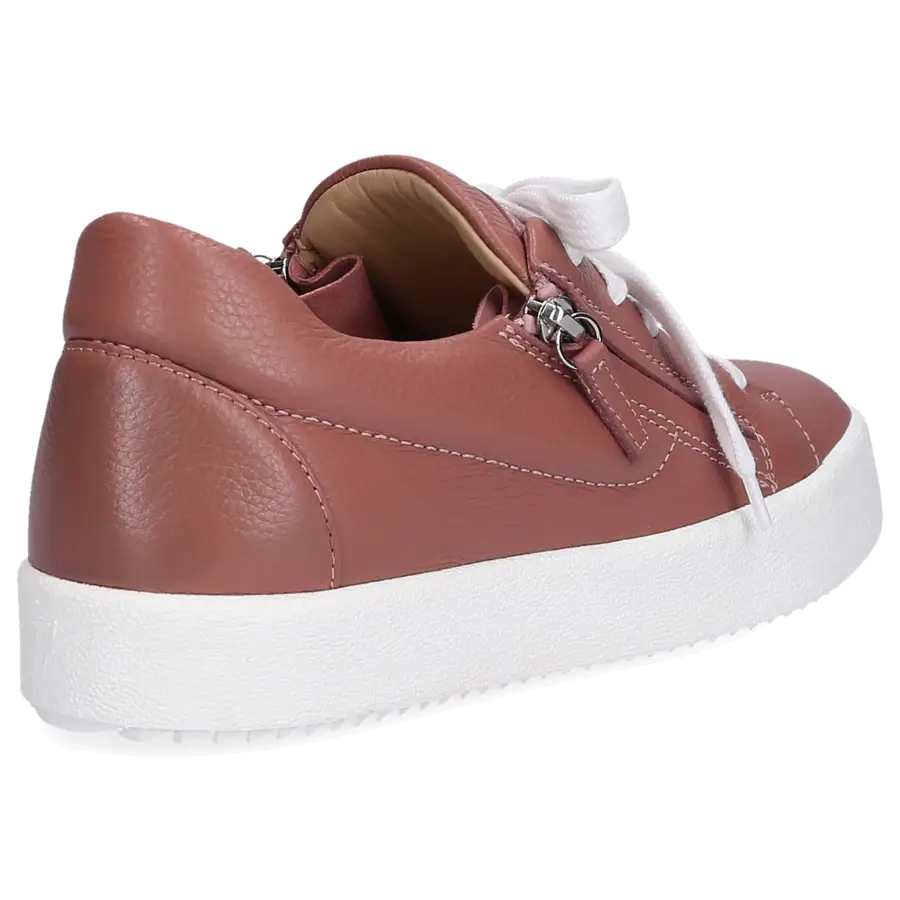 Giuseppe Zanotti - Sneaker low ADDY Kalbsleder Logo altrosa - pink