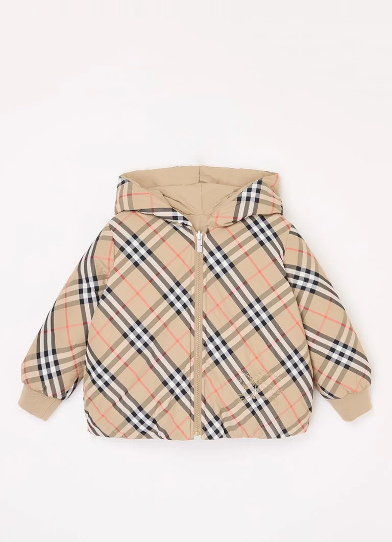 Burberry Axel -toppatakki, jossa untuvatäyte
