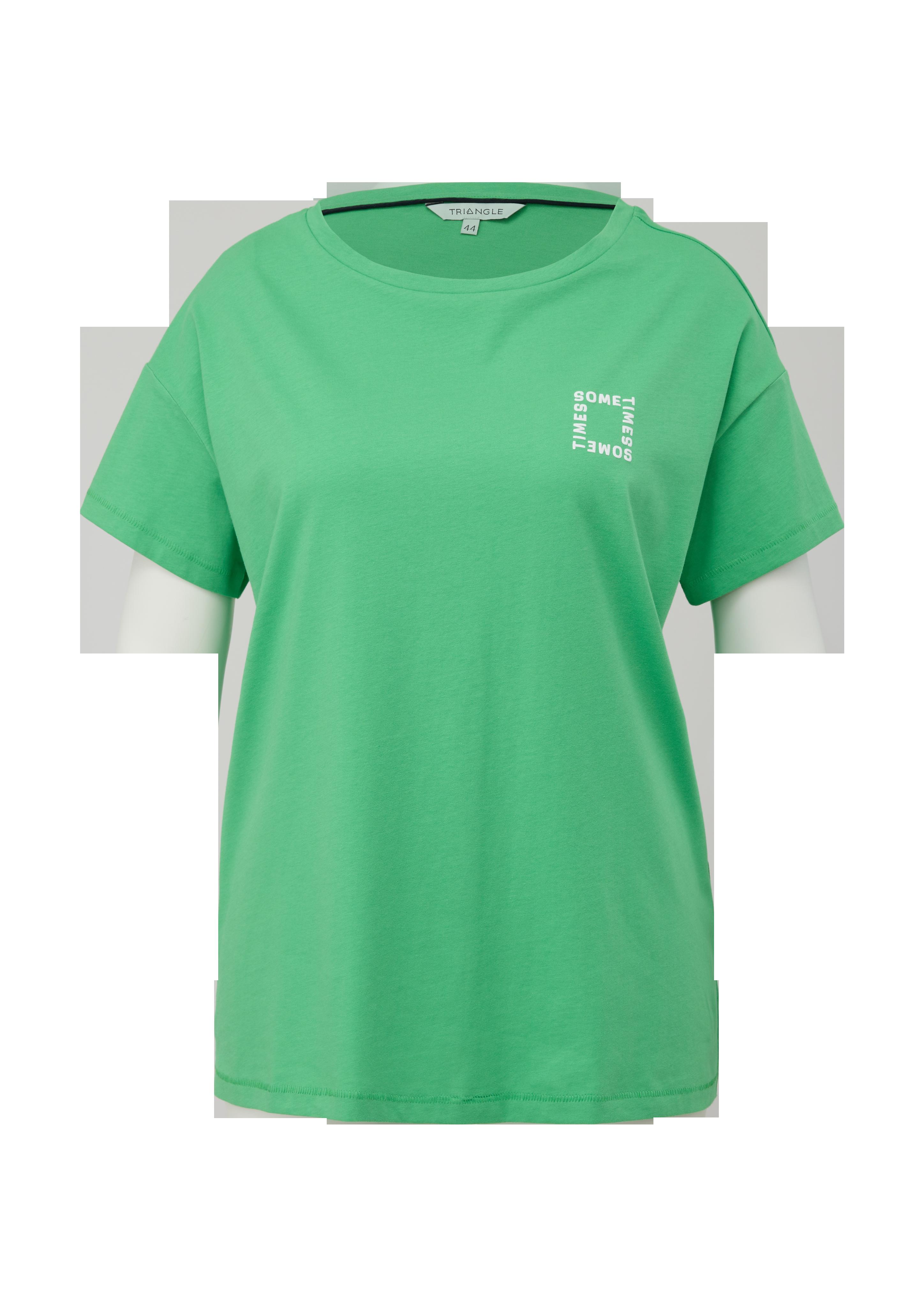 T-Shirt mit gummiertem Print  2129816-75D5
