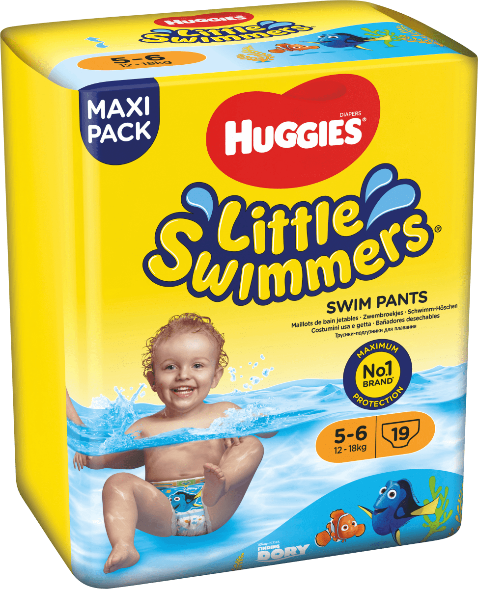 Schwimmwindeln Gr. 5/6 (12-18 kg), Bigpack, 19 St