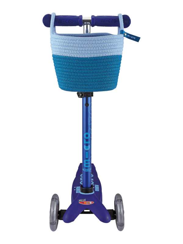 Panier Bleu pour trottinette