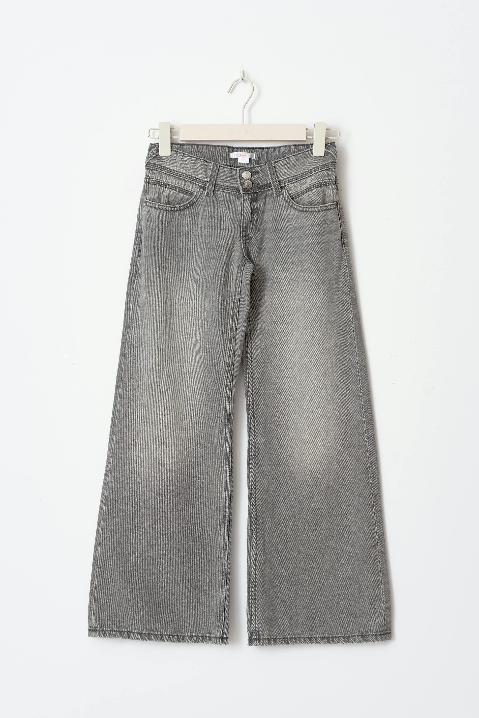 Low waist wide jeans