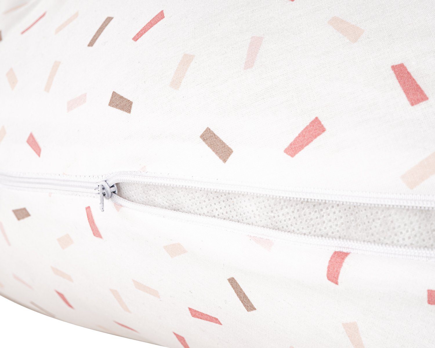 Kikkaboo Stillkissen Stillkissen 150 cm lang, 1-tlg., 100% Baumwolle Reißverschluss Lagerungskissen