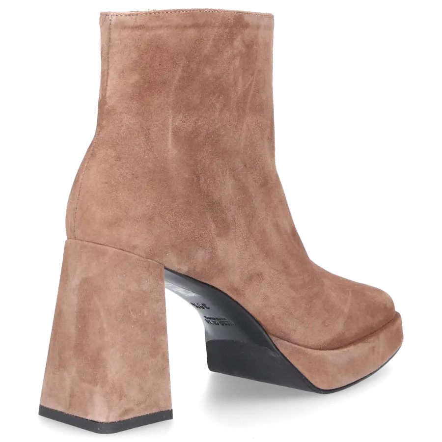 EN AVANT - Klassische Stiefeletten 3023 Veloursleder - beige