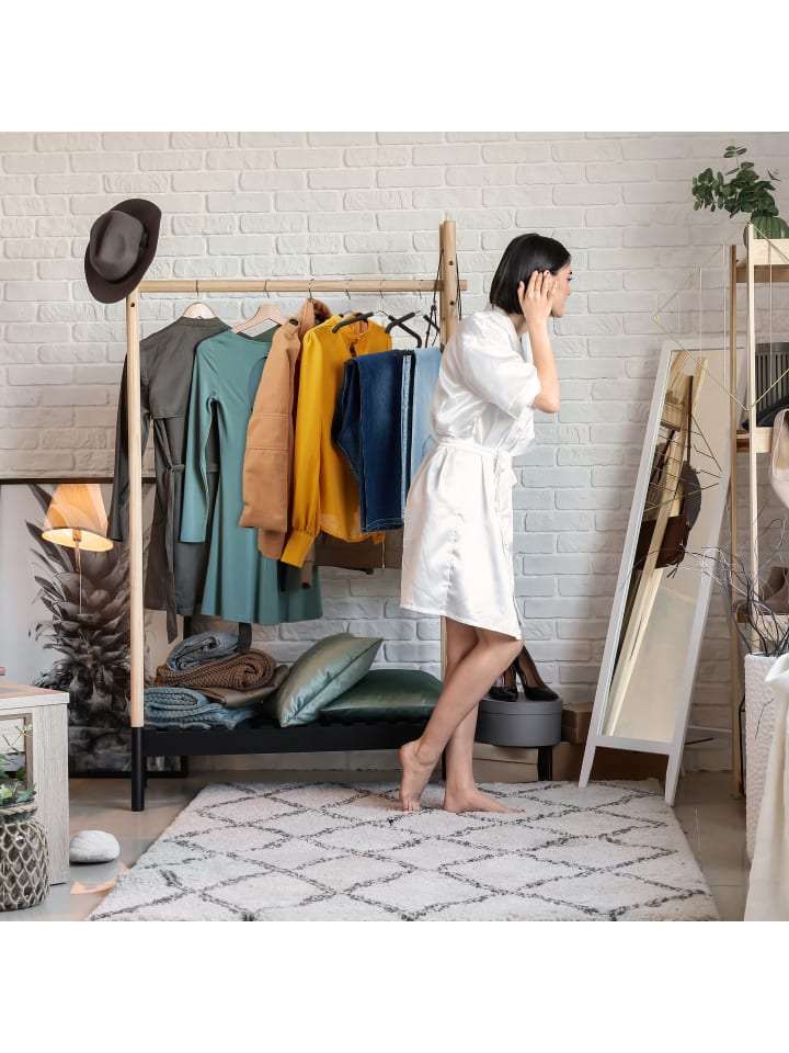 relaxdays 12x Kleiderbügel in Schwarz günstig kaufen onesize