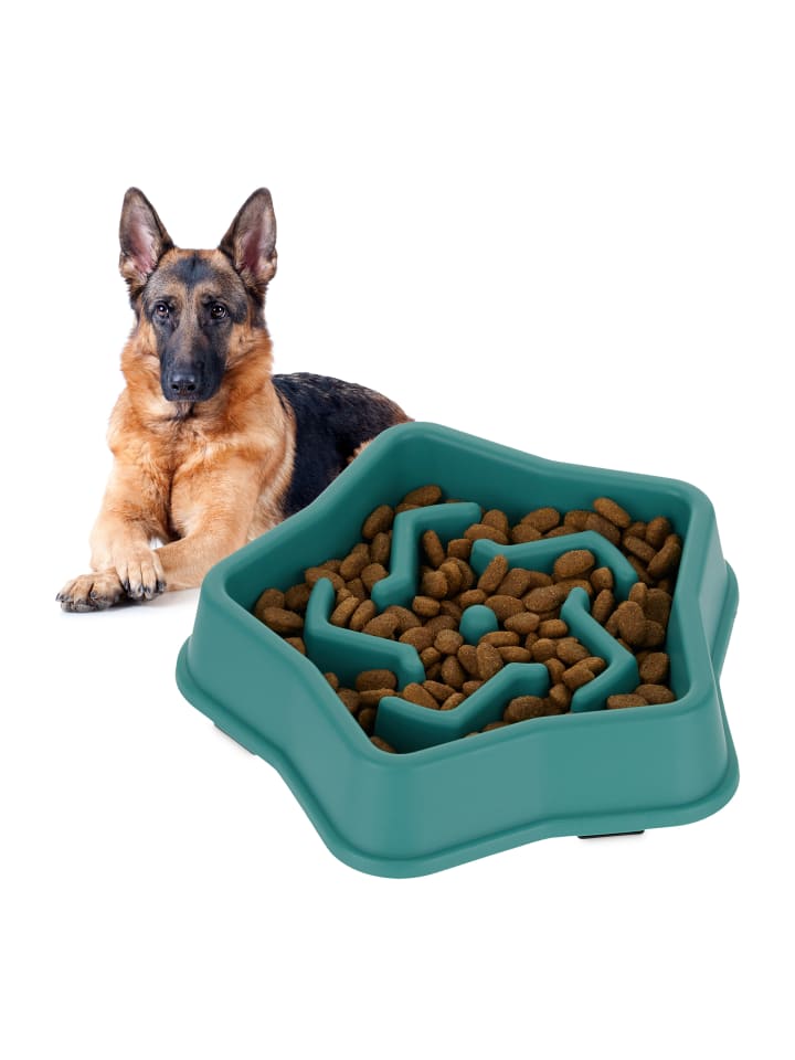 relaxdays Anti Schling Napf in Türkis - 600 ml günstig kaufen onesize