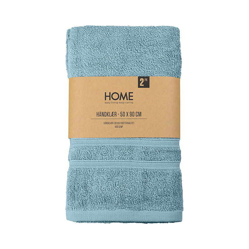 Home Håndkle Villa 2-pk 50x90 cm blå