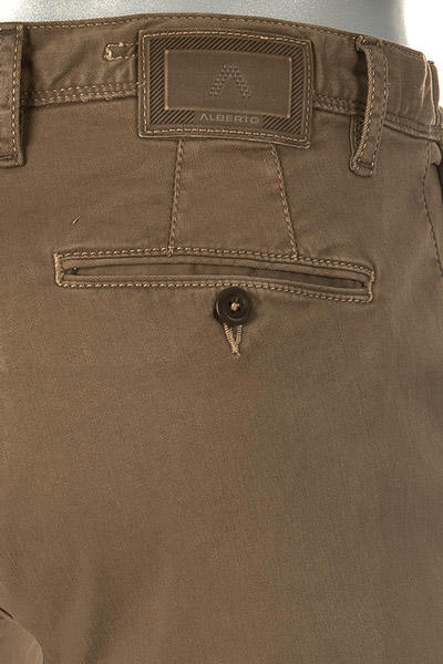 Alberto, Hose Rob, Slim Fit, Baumwolle T400®, braun