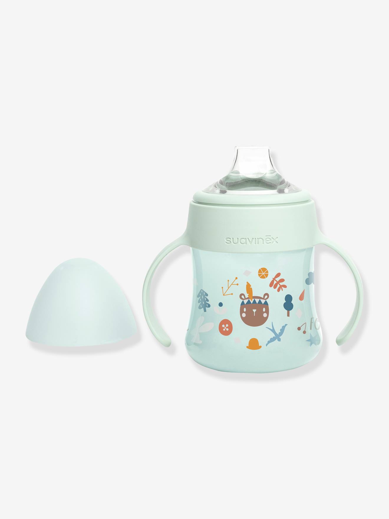 Tasse à anses First Booo 150 ml SUAVINEX foret rose