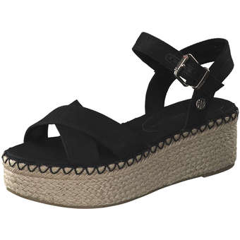 Tommy Hilfiger Shiny Touches Flatform Wedge in schwarz