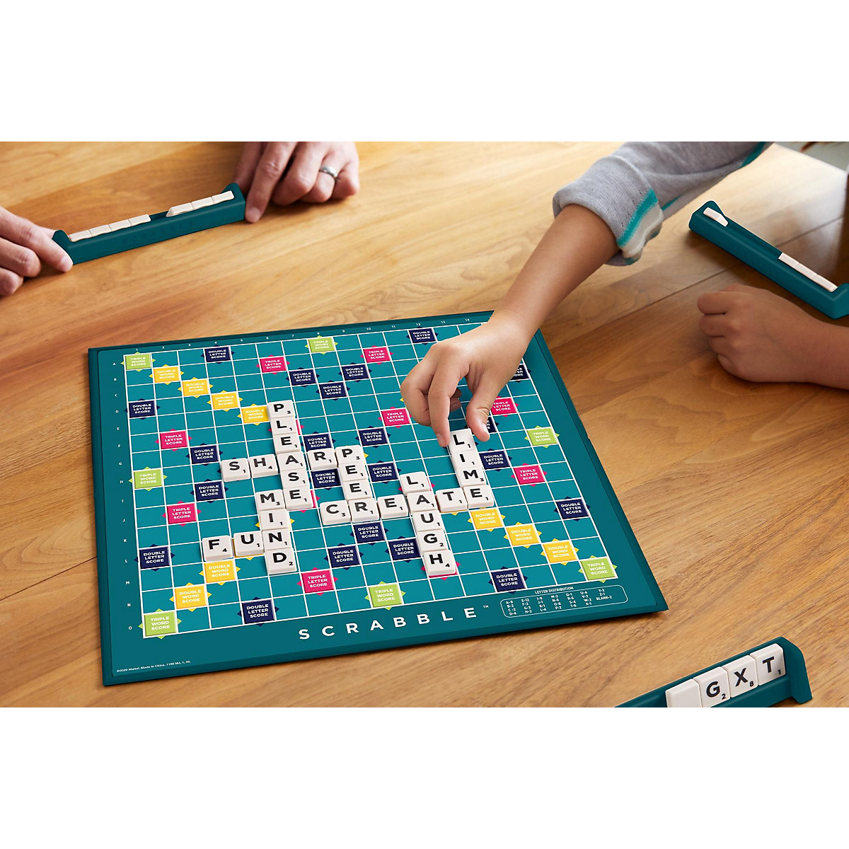 Mattel Games Scrabble Original, Gesellschaftsspiel, Brettspiel, Familienspiel