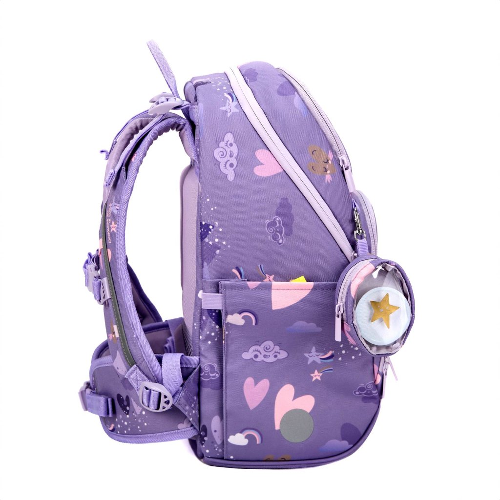 Frii of Norway Ergonomischer Schulrucksack Easy 22l Unicofrn Purple