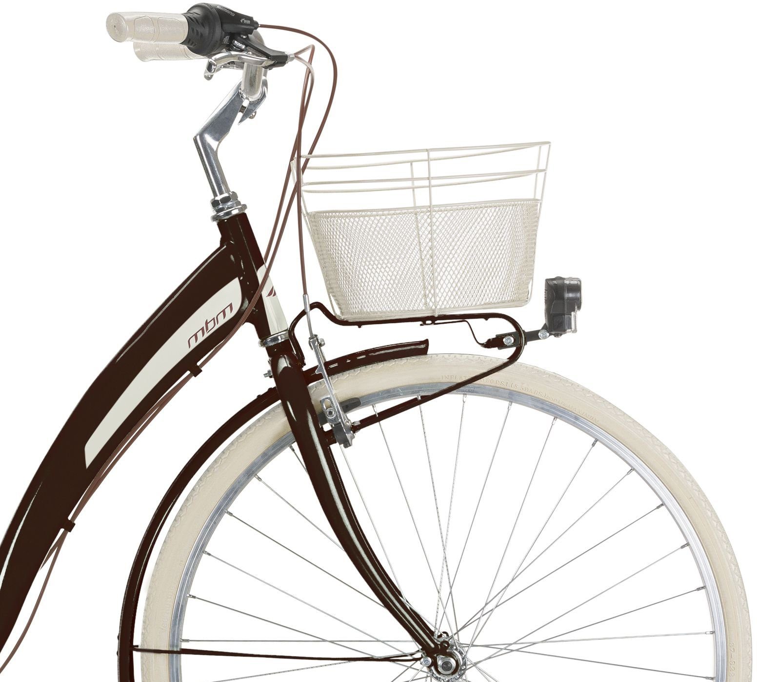 MBM Cityrad NEW Primavera, 6 Gang Shimano TY300 Schaltwerk, Kettenschaltung