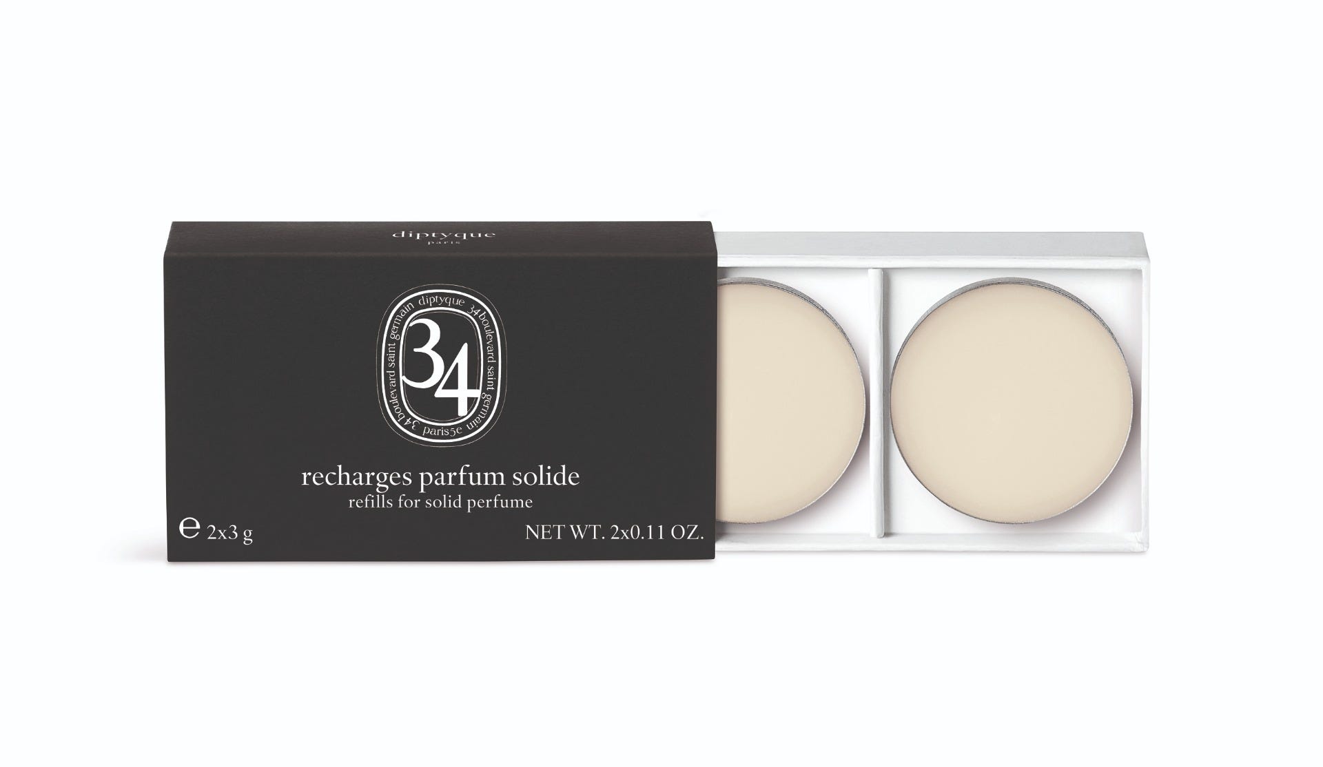 34 Boulevard Saint Germain - Recharges pour parfum solide