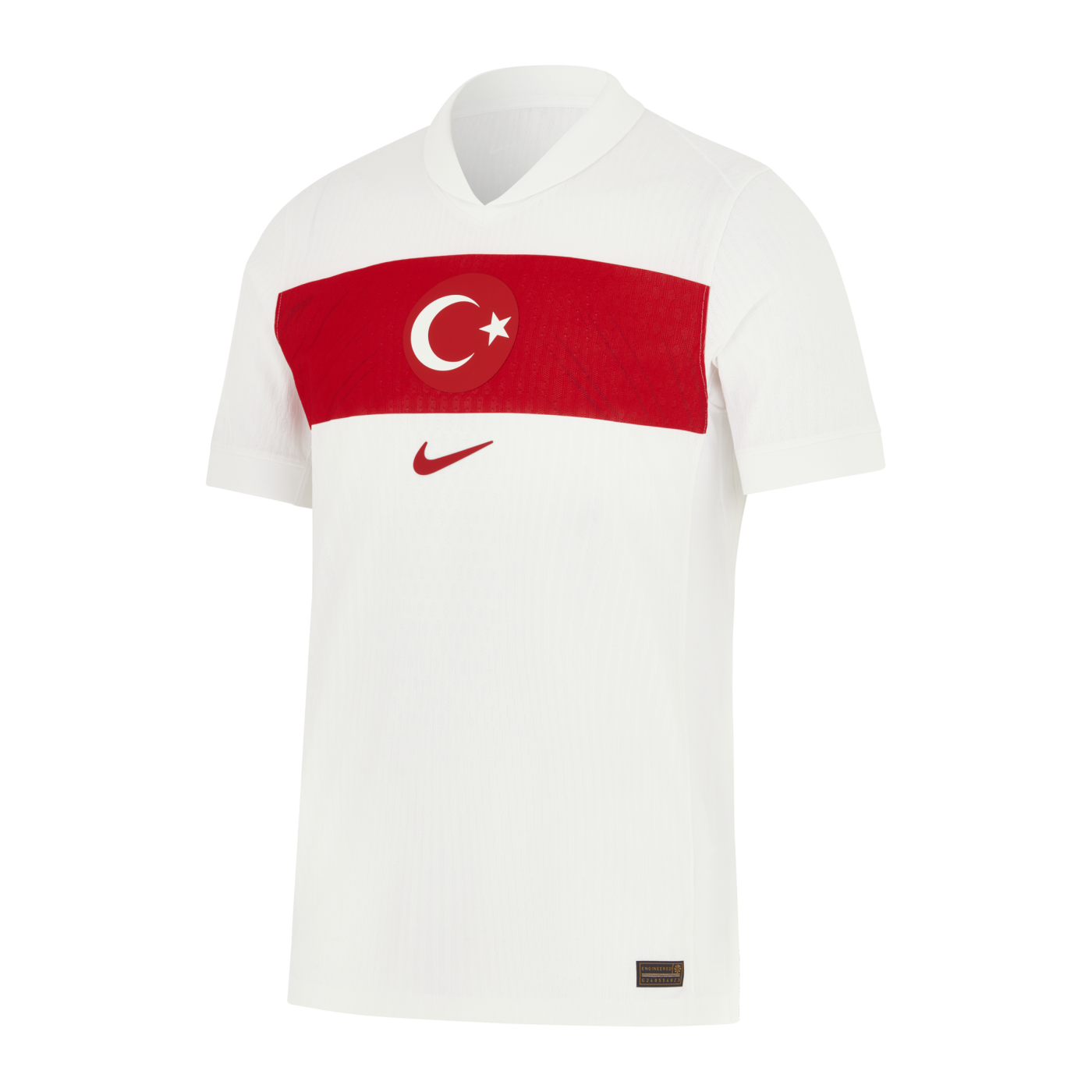 Nike Türkei Authentic Trikot Home EM 2024 Weiss Rot Rot F100