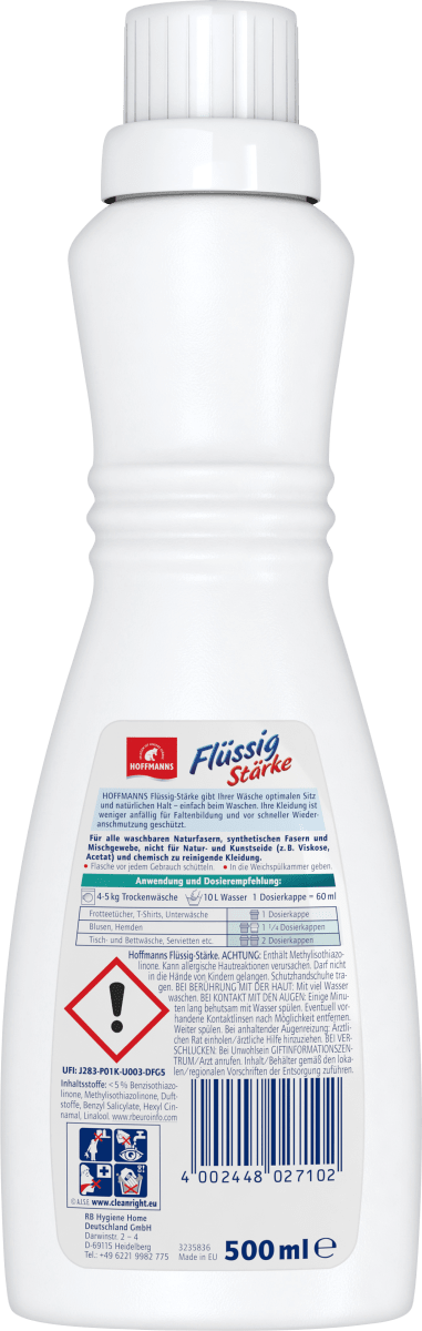 Flüssigstärke für Form und Glätte, 500 ml