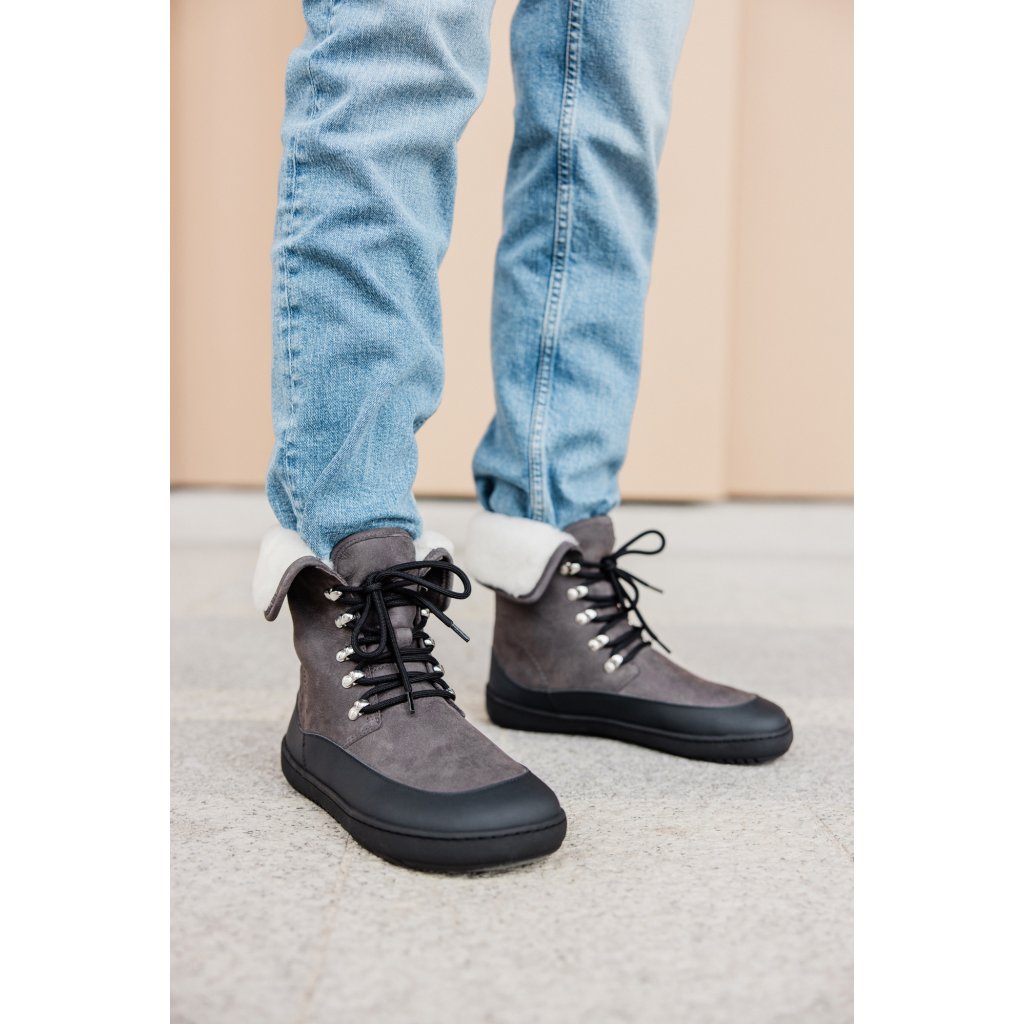 Shapen Lynx 2.0 Dark Grey Winterbarfußschuhe